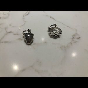 James Avery silver strawberry charm